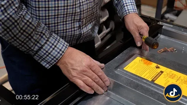 replaced terminal block cover